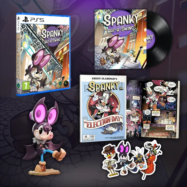 Spanky &quot;Bat-a-Swing&quot; - Collector&#39;s Edition NS &amp; PS5